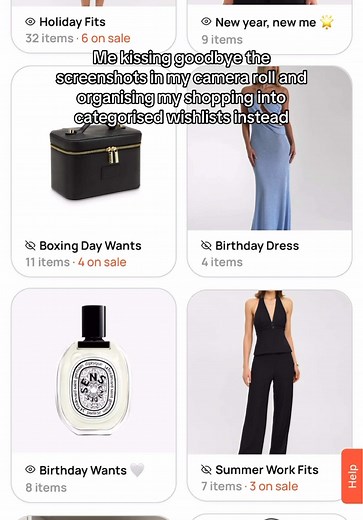 Crea tu lista de deseos con la app Sortd