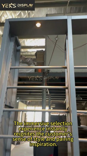 Custom Carpet Sample Display Rack for Modern Showrooms