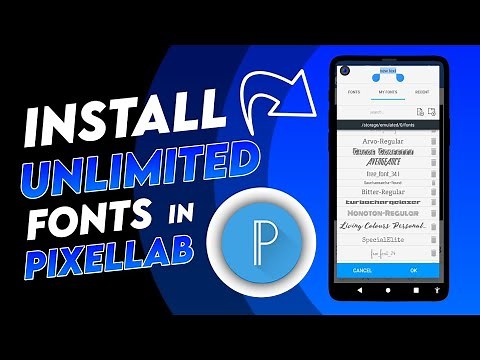 How to Download And Install Fonts In PixelLab | Step By Step Tutorial