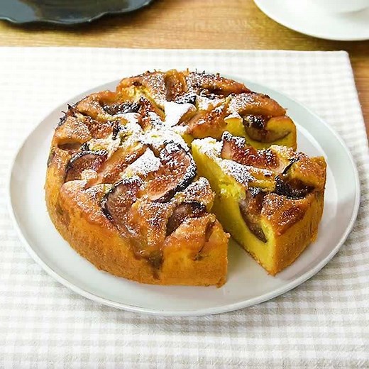 しっとり食感♪ いちじくのケーキのレシピ動画・作り方 | デリッシュキッチン