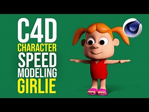 Cinema 4D character Speed Modeling - Girlie