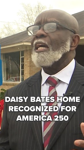 A new historic marker was erected today at the home of civil rights icon Daisy Bates, where the Little Rock 9 met in the mornings during the desegregation of Central High School. This comes as part of ongoing celebrations of America's 250th birthday. Stay tuned for more. | KATV Channel 7