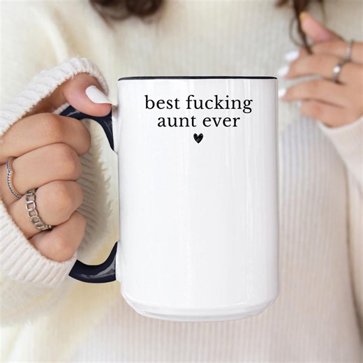 Best Fucking Aunt Ever Coffee Mug, Novelty Aunt Gift - Etsy