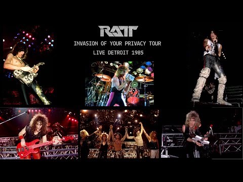 RATT live Detroit, Michigan September 28th 1985 Invasion Of Your Privacy Tour, full concert