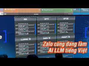 Zalo đang làm mô hình AI LLM, thi kiến thức với con người và GPT-4, GPT3.5