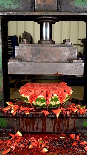 HYDRAULIC PRESS WATERMELLON SATISTY #01_on_trending