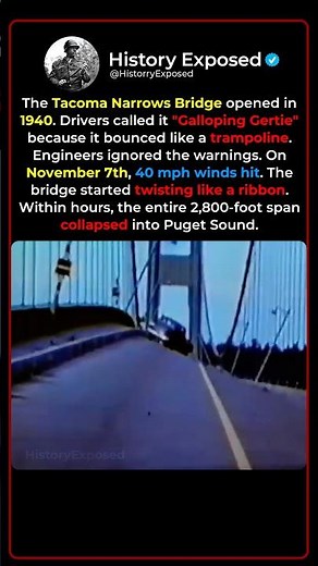 How the Tacoma Bridge Became a Giant Jump Rope 🌉😱