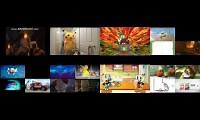 Mix of 8 videos from youtube : Everyone Scream eightparison