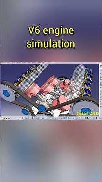 V6 engine simulation