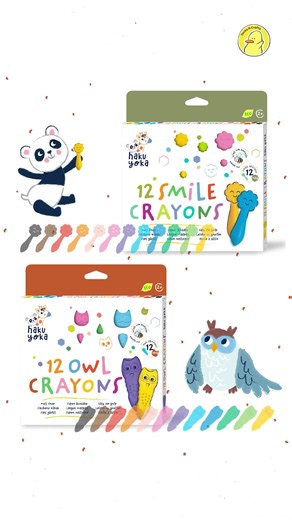 Haku Yoka Smile Crayons: Unleash Creativity in Kids