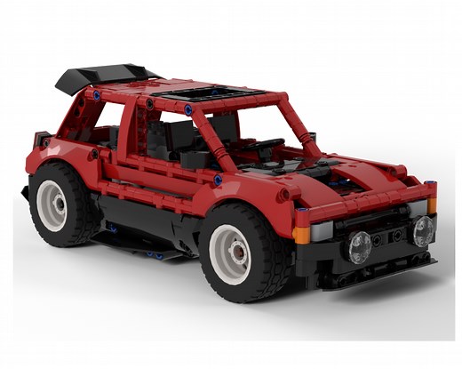LEGO MOC-209215 RC Renault 5 Turbo Rally Car (Technic 2025)