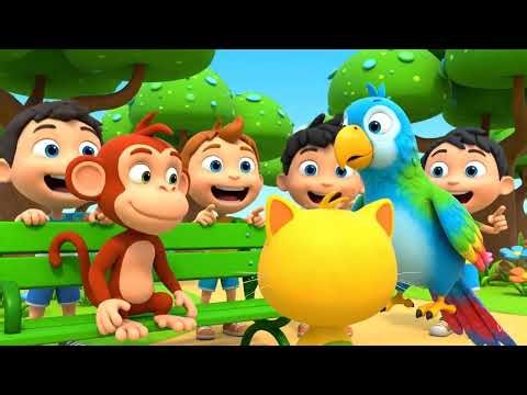 Beautiful Cartoon Park Animation | Relaxing Background for Kid