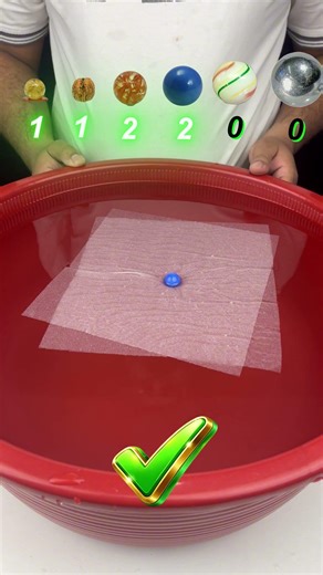 How much paper does it take to make the object float #shorts #experiment #asmr #AMW Test Lab