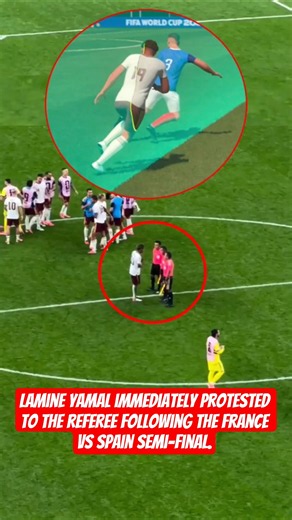 Lamine Yamal Langsung Protes ke Wasit Usai Pertandingan Prancis vs Spanyol di Semifinal