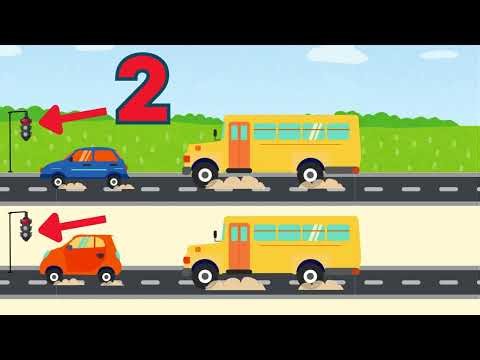 The number 2 for kids - Learning to count - Numbers for children - The number two story