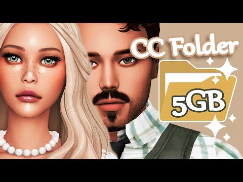 Female & Male CC Folder Maxis Match Clothes Hairs Shoes Acc.. The Sims 4 *NEW*