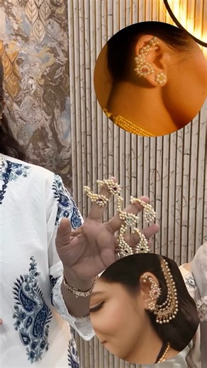 Chandrakalm Jewellery on Instagram: "This ear cuff is officially VIRAL ✨ Minimal. Trendy. Statement-making. Perfect for brides, festive looks & everyday styling. If you love staying ahead of trends, this new launch ear cuff is a must-have 💫 📍 Available now in store & online 📞 To Order / Enquiry: 7756051197 🌐 Website: www.chandrakalm.in 📍 Store Address: Chandrakalm Jewellery, Swami Aai Building, 1st Floor, Behind Kakade Mangal Karyalay, Karvenagar, Pune DM 