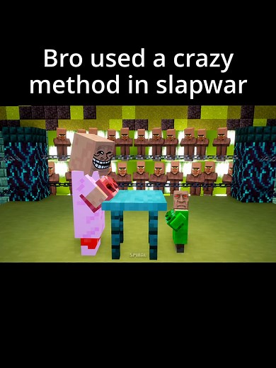 Crazy Minecraft Slap War Method - Funny Meme!