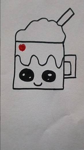 DRAW A MUG | Glass drawing | Easy pencil drawing #shorts #drawing #painting #youtubeshorts