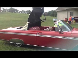 62 Galaxie Sunliner Convertible top demo