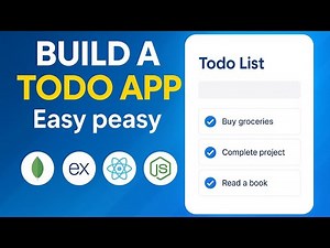 Build a MERN Stack Todo App (FULL PROJECT) – React, Node, MongoDB | Beginner to Pro (2025)