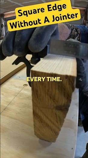 This jointer sled works great to get a perfect square edge with the table saw. #jointer #square