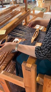 Shadow weave chenille scarf in action. If you listen carefully, you can hear Deborah whispering her treadling sequence to herself so she doesn’t “mess up” and push the wrong treadle. Any distractions, like me filming 😬@spindle_in_my_pocket , can break her concentration since it’s a more difficult sequence. This scarf is a possibility for “Weaving Extravaganza” next July so keep an eye on your emails for the 2026 schedule and descriptions. If you’d like to be added to our notifications, email Ad