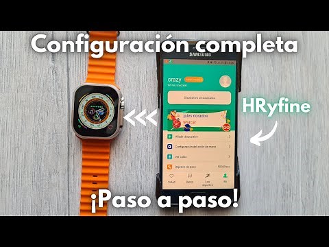 ¿Cómo configurar tu Smartwatch S8 ultra max con Hryfine? | Tutorial paso a paso