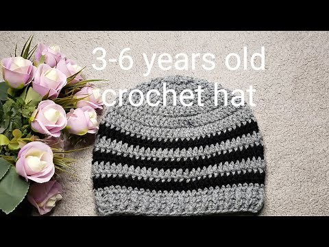 EASY Crochet Toddler Hat | Crochet Hat for KIDS | Kids Beanie Crochet