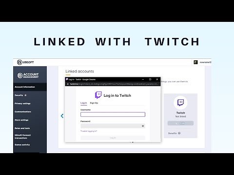 How to link twitch to Ubisoft account | How to connect Ubisoft account to twitch