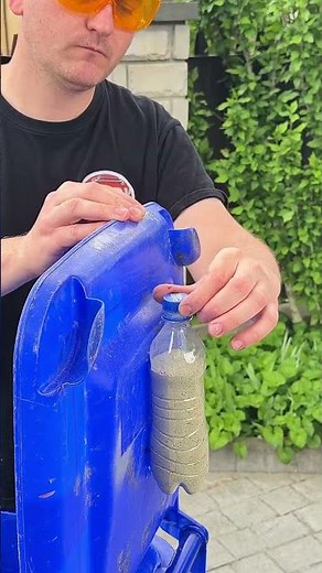 Windy Day Fix! Bottle and Trash Can Lid Hack!
