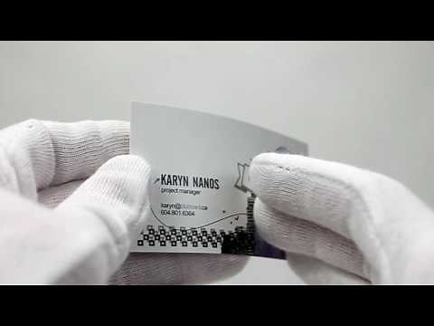 18pt Coated One Side Business Card | Clubcard TV