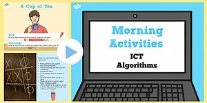 Computing Morning Activities Algorithms PowerPoint