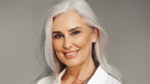 Makeup Looks That Complement Silver Hair| Sixty and Me