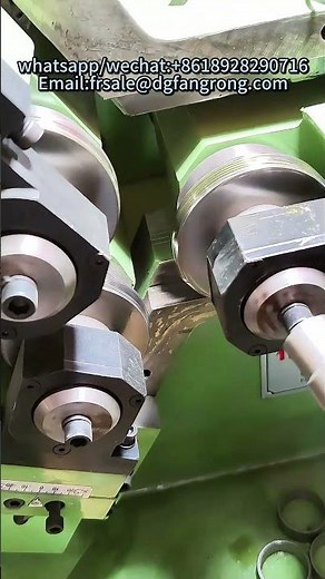 China manual type three rollers thread rolling machine #machine #threadrolling #china #factory