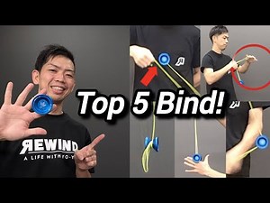 [First Step to PRO] 5 Easy & Flashy Bind Tricks to try after basic Bind #yoyo #yoyotricks #tutorial