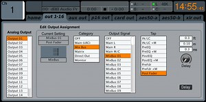 Behringer X32 Output Routing