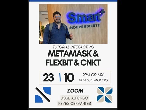 How to create a Metamask, Flexbit, cnkt, and cnkt+ wallet - José Reyes