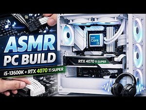Intel Core i5-13600K + RTX 4070 Ti Super | Clean PC Build ASMR