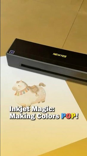 The Only Portable Printer That Fits in Your Pocket & Prints Full Color! #colorprinting #newyes