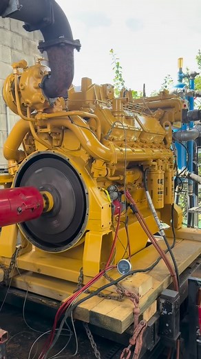 Rebuilt Cat Marine 3412 engine we just completed | Goldpower diesel services