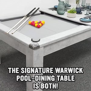 189 reactions · 13 shares | 헪헶헻혁헲헿 헦헮헹헲 ❄️ Save £300 on The Signature Warwick Pool Dining Table! A true 2-in-1 table!  Just take the tops off to play!  £100 of free accessories  Playtest in our showrooms  Free delivery No deposit Buy Now Pay Later available.  Award winning service ⭐️ 5 Stars Trustpilot/Google/Feefo 酪 Call now for friendly expert advice | Home Leisure Direct | Facebook