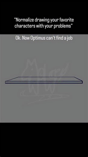 🧼_Wolger_💀 on Instagram: "✨️ Wanted something silly to share but now I think its just sad, lmaoooo ✨️ Poor Oppy, he cant find a job but at least he is a Prime 🥴 #transformers #optimusprime #maccadams #transformersone #arttrend"