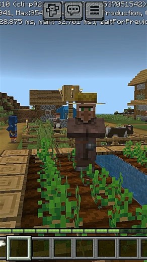 Minecraft Mai Villagers kya Karta Hai😀 #minecraftmemes #gaming #minecraft