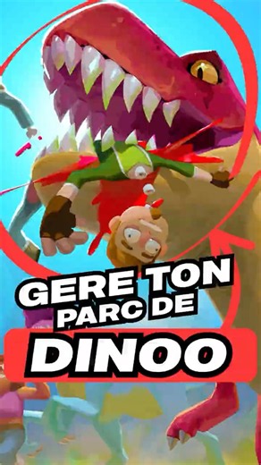 Manage your dinosaur park with your friends! #newgame #gamingontiktok #simulatorgame