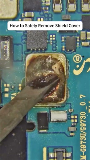 How to safely remove shield cover properly