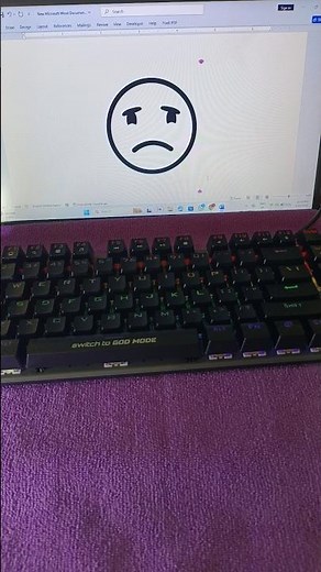 White Smiling Face ( 263A )Unicode Emoji Typing Tricks 😃 #asmr #keyboard #computereducation #typing