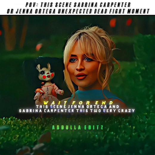 Sabrina Carpenter Or Jenna Ortega Crazy Scene 💀🔥 || #edit #cortos #shorts #sabrinacarpenter