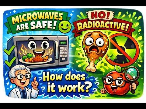 Microwaves Don’t Make Food Radioactive – Here’s How They Work