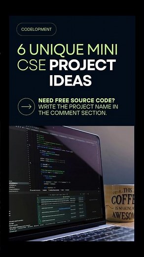 These 6 Mini Projects Can Boost Your Resume 💻 #shorts #cseprojects #coding #codelopment